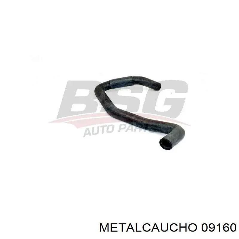 09160 Metalcaucho шланг/патрубок радіатора охолодження, нижній