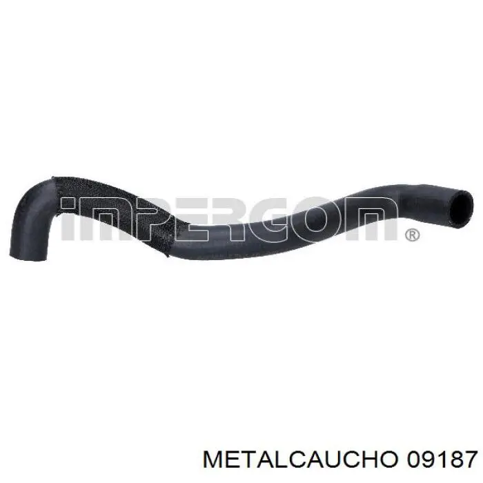 09187 Metalcaucho шланг/патрубок радіатора охолодження, нижній
