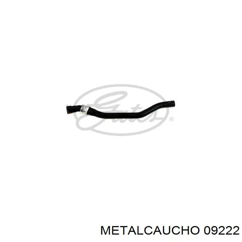 Шланг/патрубок радіатора охолодження, нижній Metalcaucho 09222 ціна, від 27.68 USD