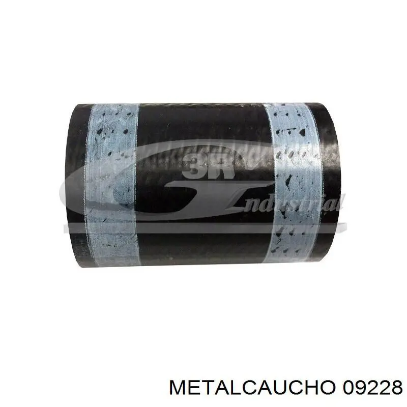 Патрубок повітряний, вихід з турбіни (наддув) 09228 Metalcaucho