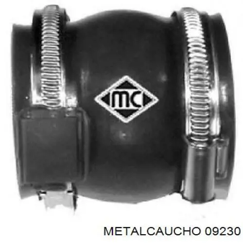 09230 Metalcaucho патрубок повітряний, вихід з турбіни (наддув)