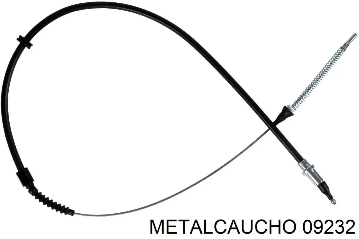 09232 Metalcaucho патрубок повітряний, вхід в турбіну (наддув)