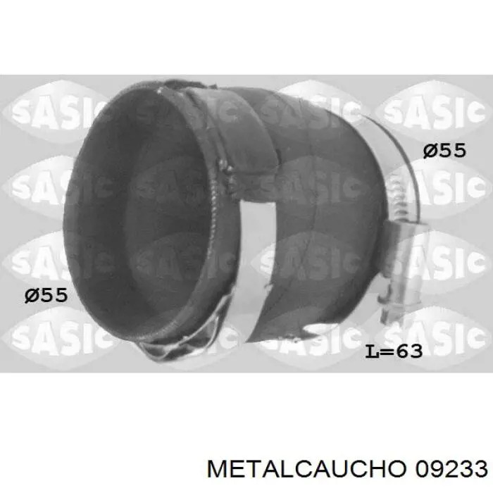 Шланг/патрубок интеркуллера Metalcaucho 09233 ціна, від 12.67 USD