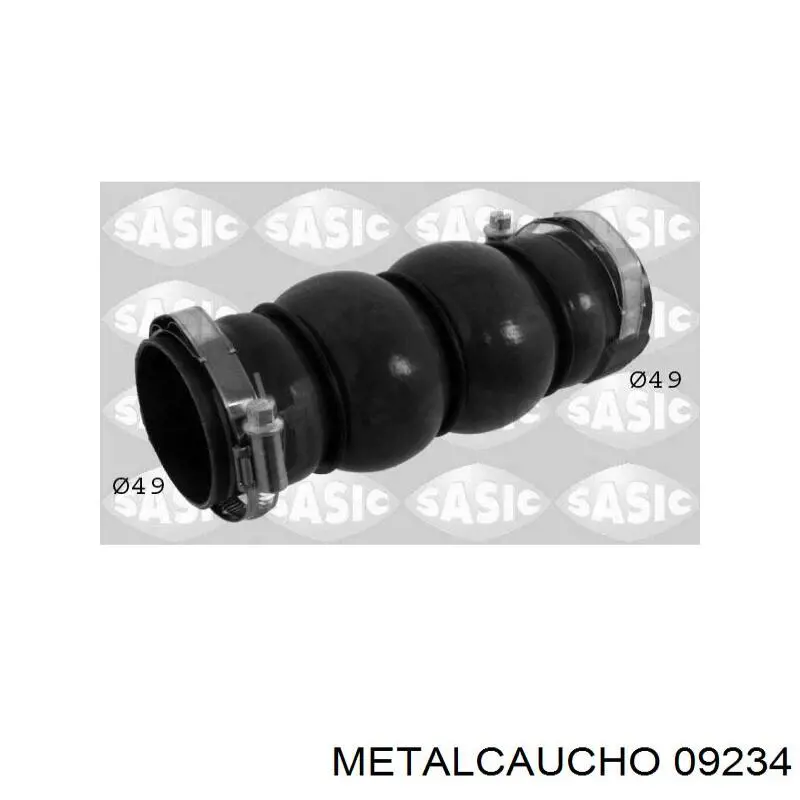 09234 Metalcaucho шланг/патрубок интеркуллера