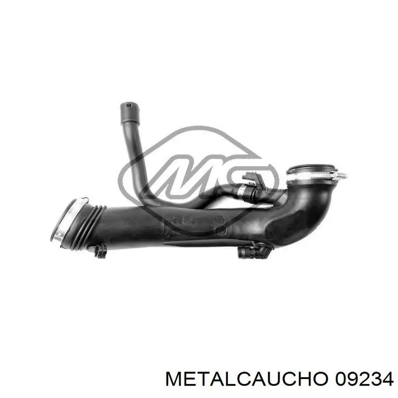 Купити 09234 Metalcaucho Шланг/патрубок интеркуллера