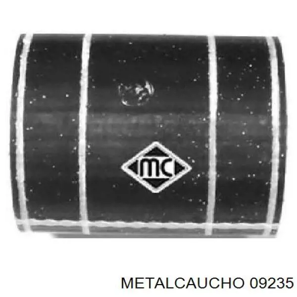 09235 Metalcaucho патрубок повітряний, вихід з турбіни (наддув)