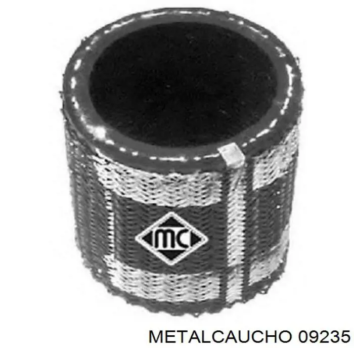 Патрубок повітряний, вихід з турбіни (наддув) Thermotec DCP013TT