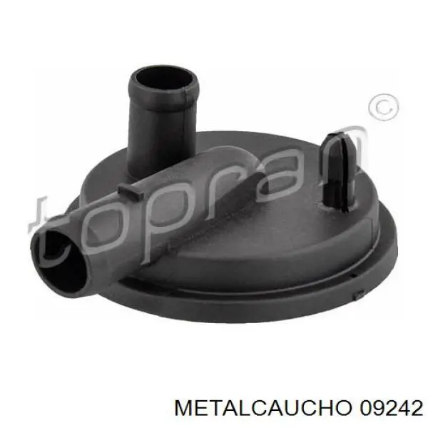 09242 Metalcaucho шланг/патрубок радіатора охолодження, верхній