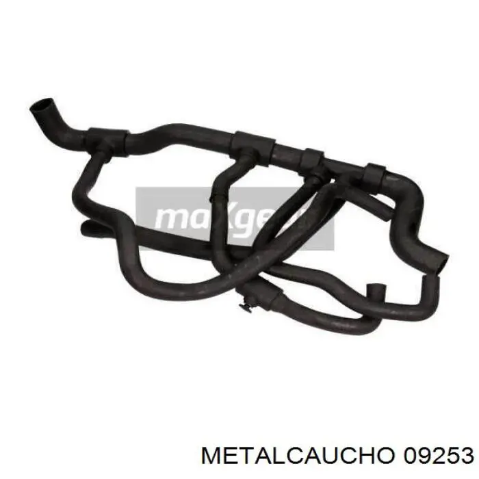 09253 Metalcaucho шланг/патрубок радіатора охолодження, нижній