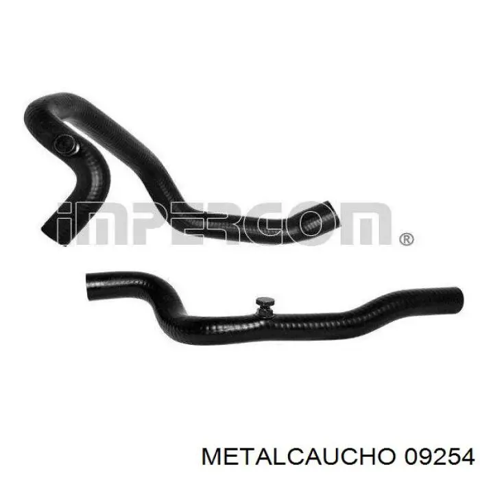 09254 Metalcaucho Шланг термостата