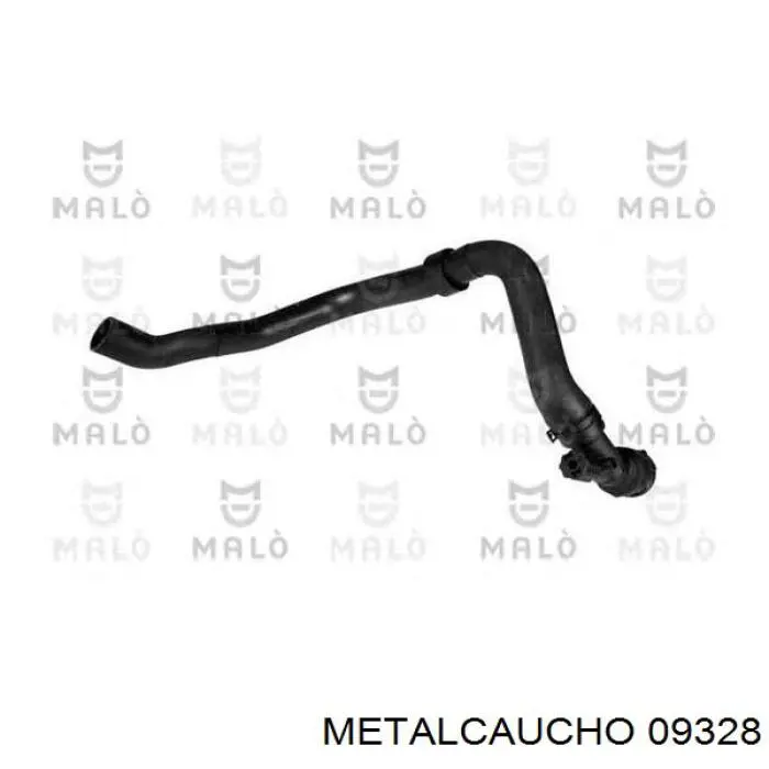 Купити 09328 Metalcaucho Шланг/патрубок радіатора охолодження, нижній
