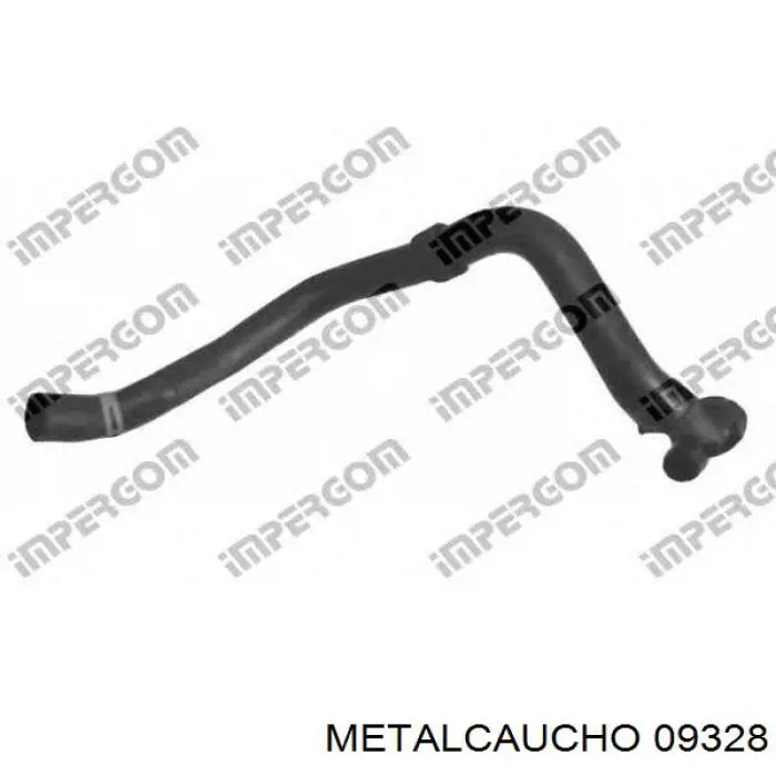 09328 Metalcaucho шланг/патрубок радіатора охолодження, нижній
