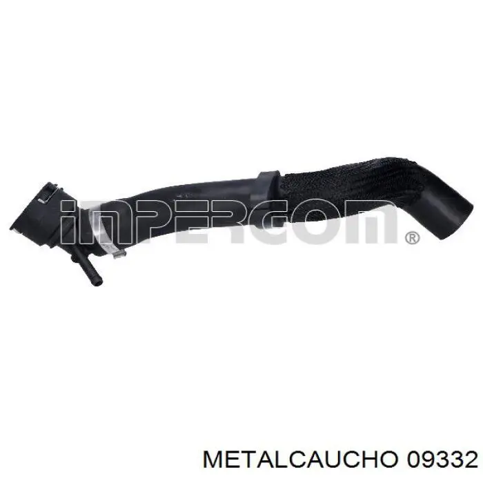 Купити 09332 Metalcaucho Шланг/патрубок радіатора охолодження, верхній