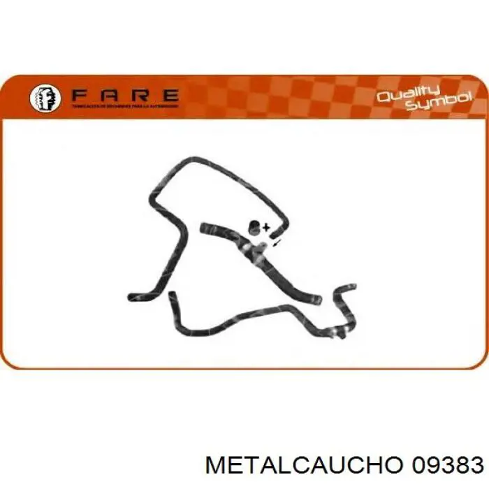 Шланг/патрубок системи охолодження Metalcaucho 09383 ціна, від 31.47 USD