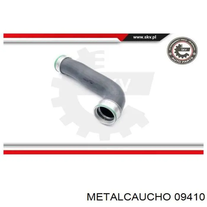 Купити 09410 Metalcaucho Шланг/патрубок интеркуллера