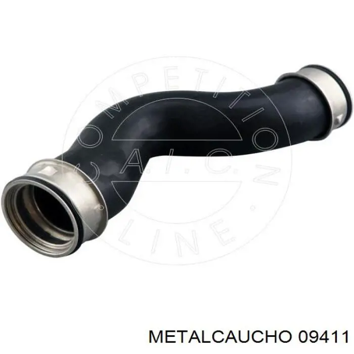 09411 Metalcaucho шланг/патрубок интеркуллера, нижній правий