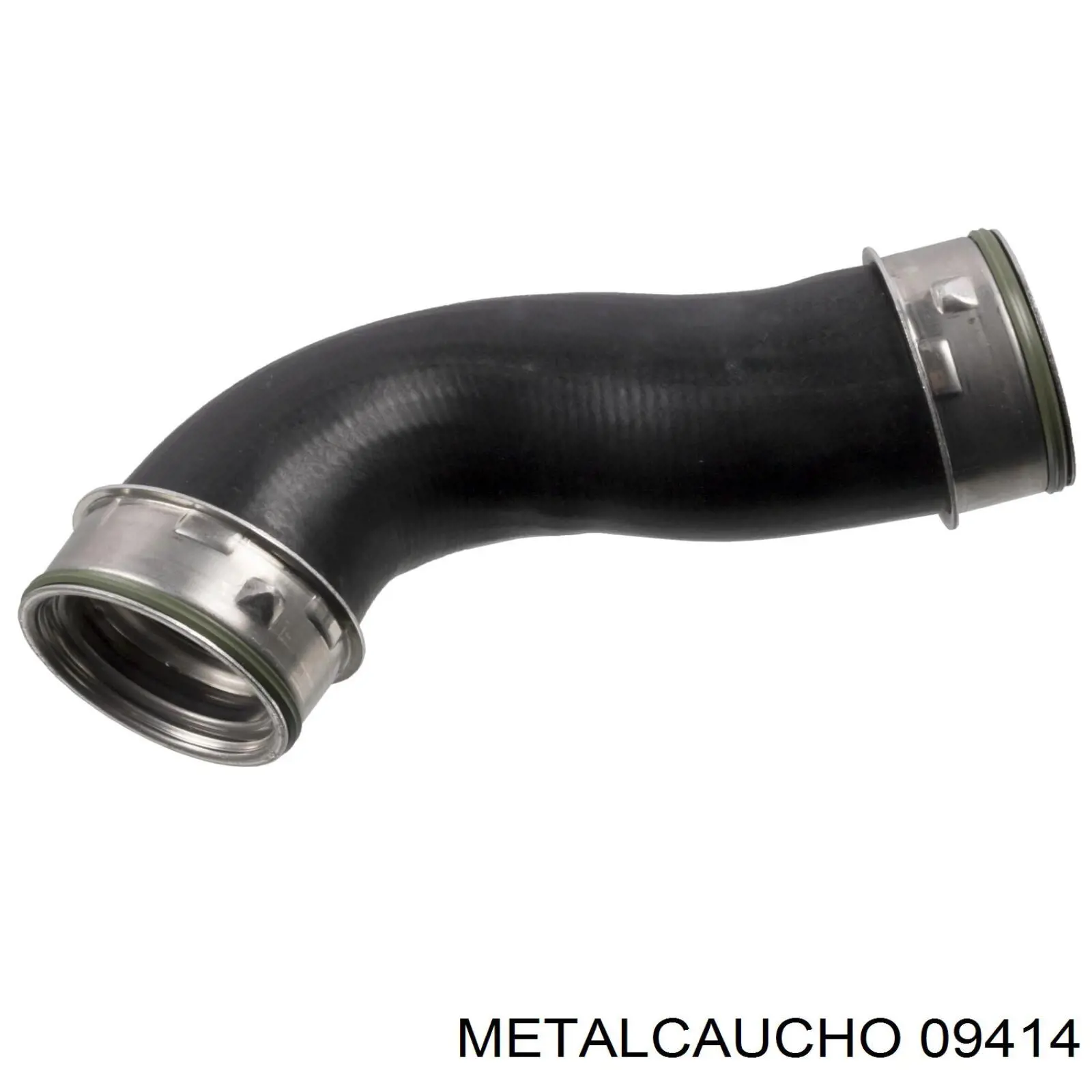 09414 Metalcaucho шланг/патрубок интеркуллера, верхній лівий
