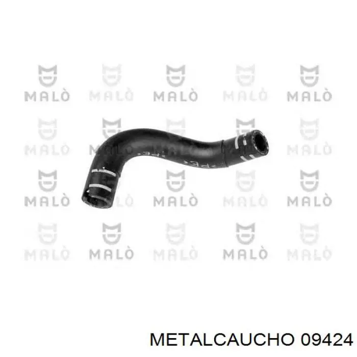 Купити 09424 Metalcaucho Трубопроводи і шланги системи охолодження