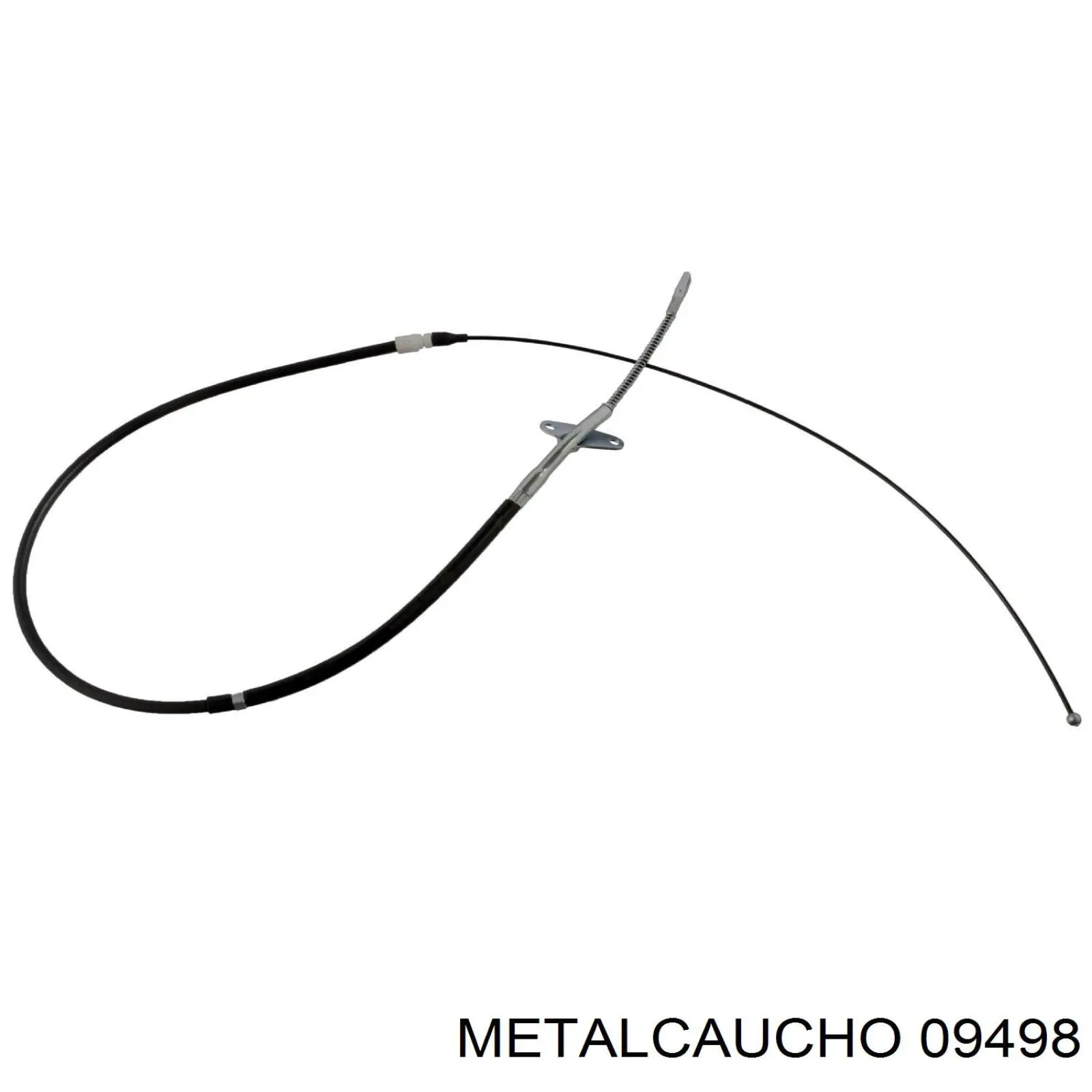 09498 Metalcaucho шланг (патрубок термостата)
