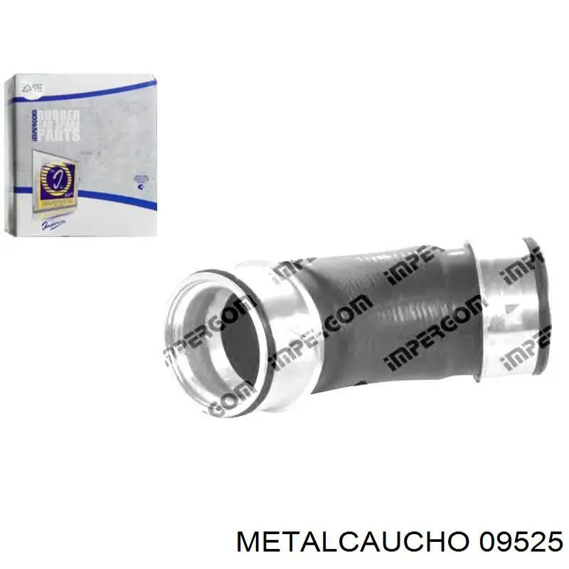 09525 Metalcaucho шланг/патрубок інтеркулера, лівий