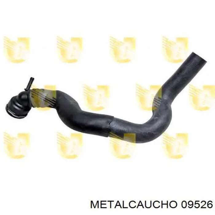 09526 Metalcaucho шланг/патрубок радіатора охолодження, верхній