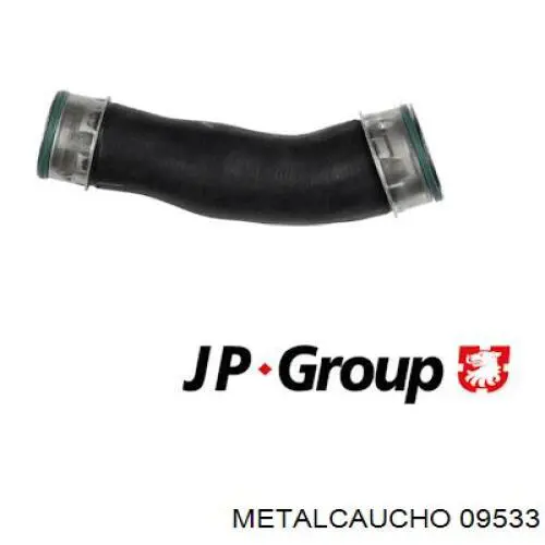 Патрубок повітряний, вихід з турбіни (наддув) 09533 Metalcaucho