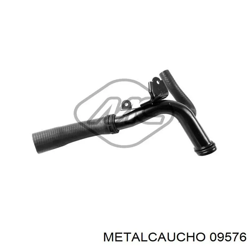 09576 Metalcaucho шланг/патрубок радіатора охолодження, верхній