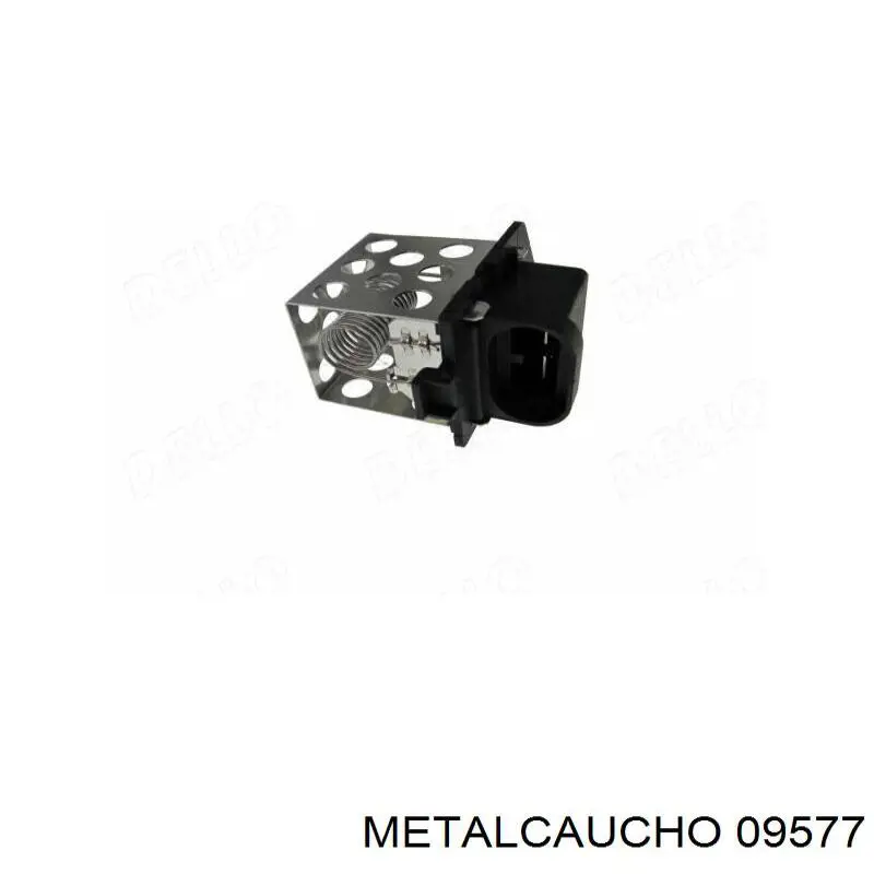 09577 Metalcaucho шланг/патрубок радіатора охолодження, нижній
