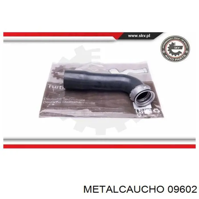 Купити 09602 Metalcaucho Шланг/патрубок интеркуллера