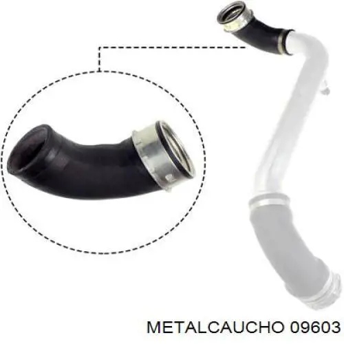 09603 Metalcaucho Трубка, що нагнітається