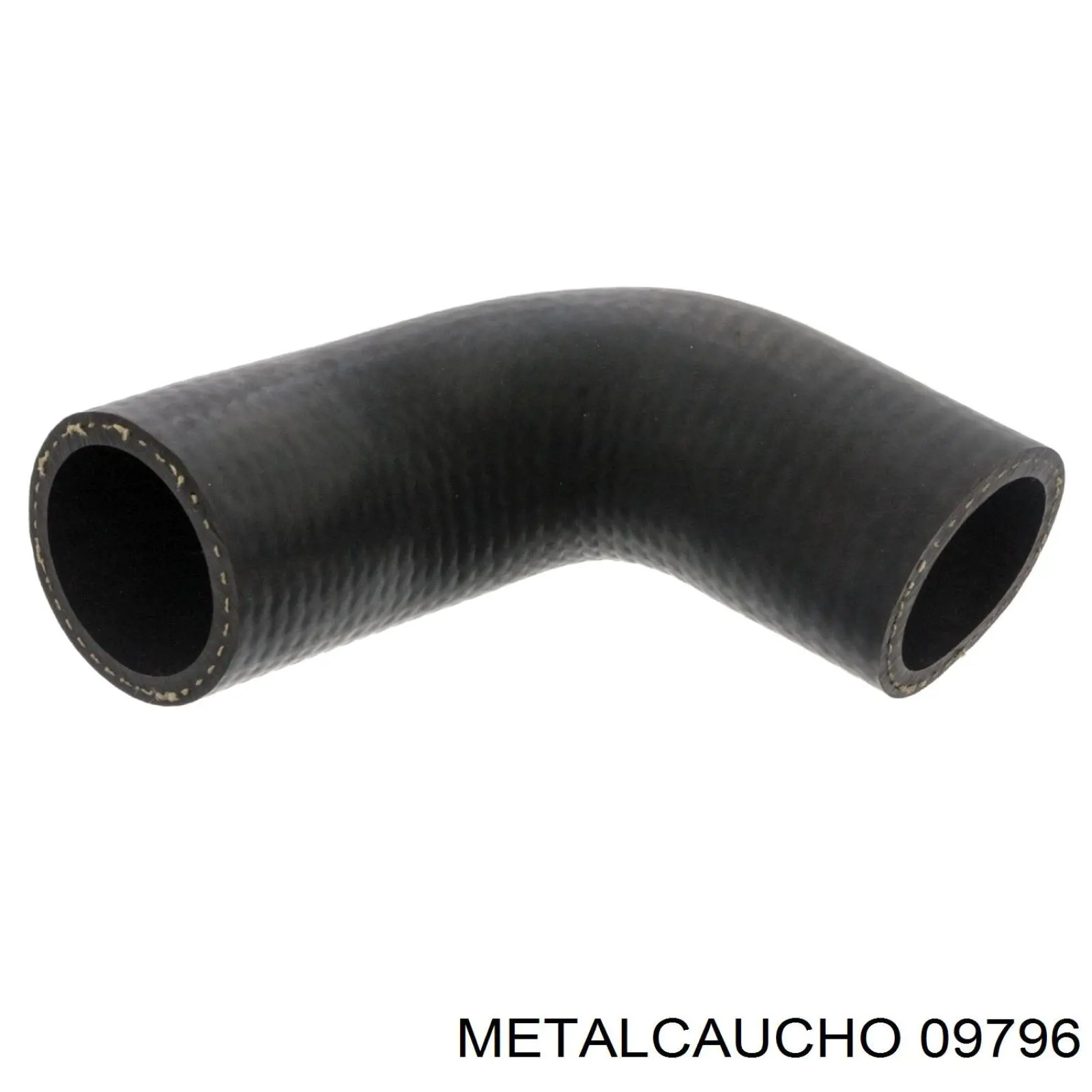 09796 Metalcaucho шланг/патрубок інтеркулера, лівий