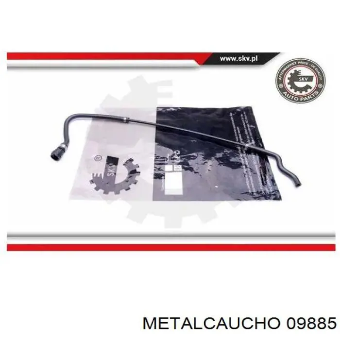 Шланг розширювального бачка, верхній Metalcaucho 09885 ціна, від 26.01 USD