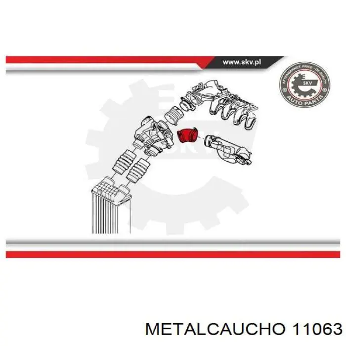 Пильник ШРУСа внутрішній 11063 Metalcaucho