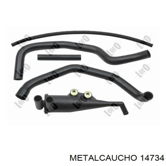 Демпферний шків колінвала Metalcaucho 14734