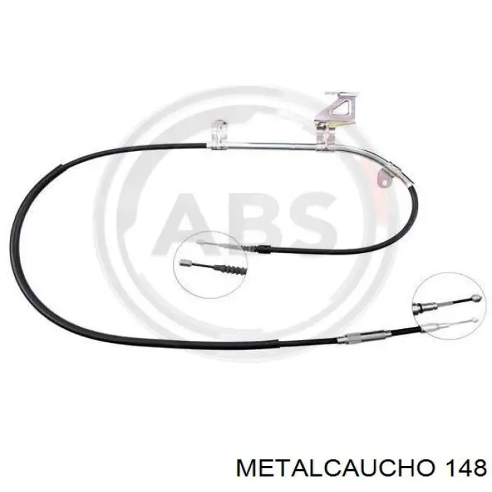 Купити 148 Metalcaucho Пильник шарніра кутових швидкостей внутрішній передній
