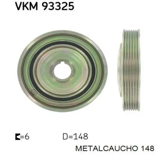 Пильник ШРУСа внутрішній 148 Metalcaucho