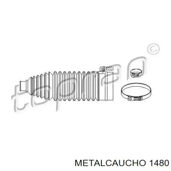 Пильник рульової рейки 1480 Metalcaucho
