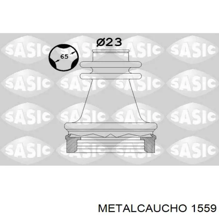 1559 Metalcaucho пильник шруса внутрішній, передній піввісі