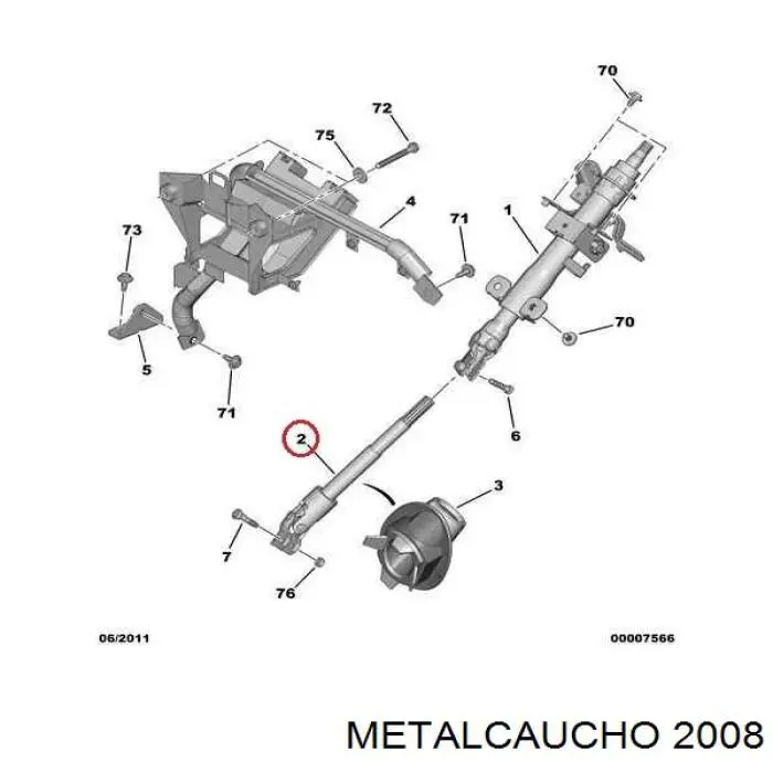 2008 Metalcaucho Ручна підкачка палива (груша)