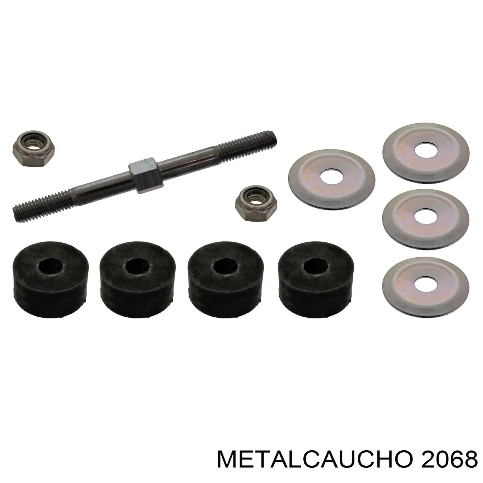 2068 Metalcaucho насос-двигун омивача скла, переднього