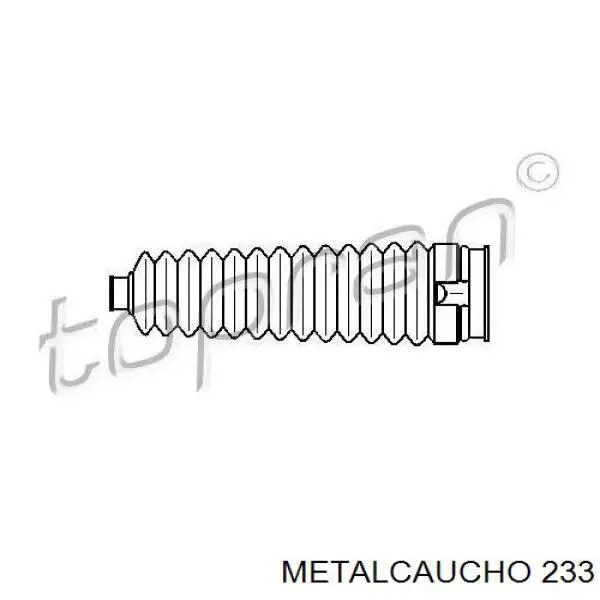 Купити 233 Metalcaucho Пильник шарніра приводу