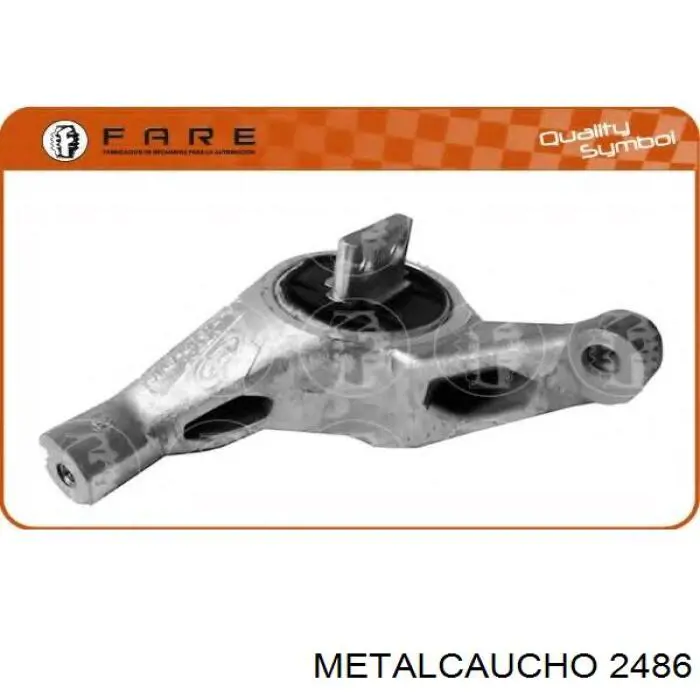 2486 Metalcaucho подушка (опора двигуна, ліва)