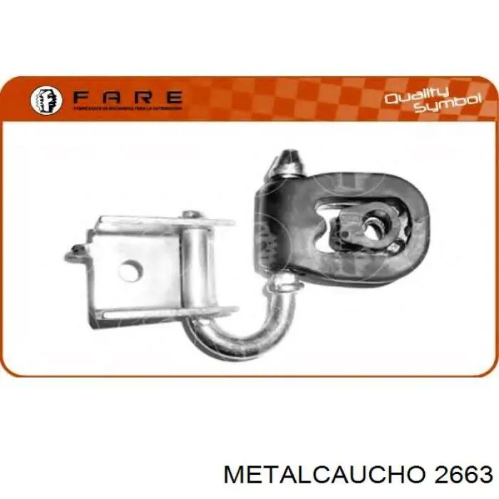 2663 Metalcaucho сайлентблок переднього нижнього важеля