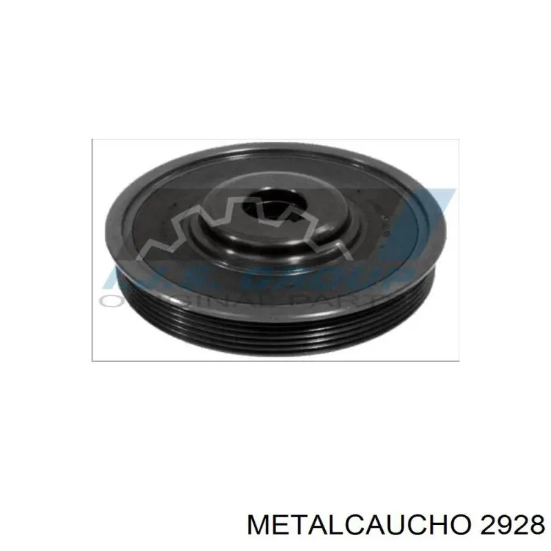 Шків колінвала 2928 Metalcaucho
