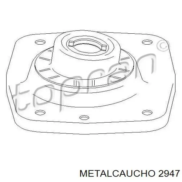 2947 Metalcaucho опора амортизатора переднього лівого