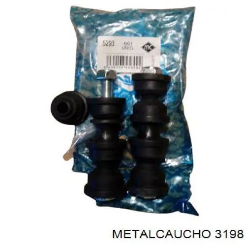3198 Metalcaucho шланг/патрубок радіатора охолодження, нижній