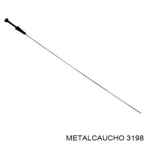 Шланг/патрубок радіатора охолодження, нижній 3198 Metalcaucho