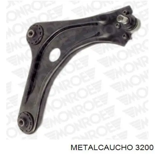 Патрубок термостата 3200 Metalcaucho