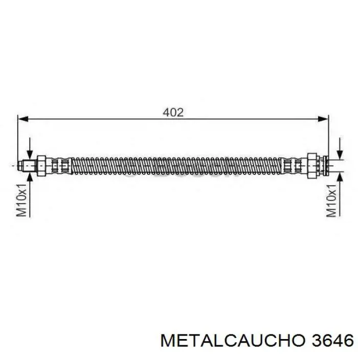 Кожух термостата Metalcaucho 3646 ціна, від 22.01 USD
