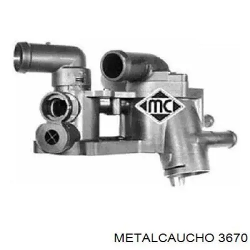 3670 Metalcaucho Корпус термостата в зборі